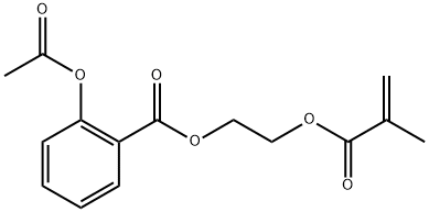 poly(beta-(acetylsalicylyloxy)ethylmethacrylate) 구조식 이미지