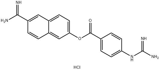 NafaMostat (hydrochloride) Structure