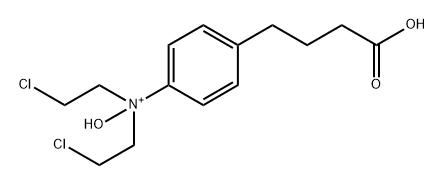 4-(3-Carboxypropyl)-N,N-bis(2-chloroethyl)aniline oxide Structure