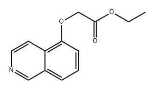 ethyl 2-(isoquinolin-5-yloxy)acetate Structure