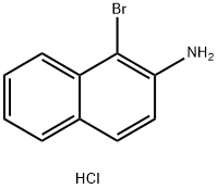 1-bromonaphthalen-2-amine hydrochloride 구조식 이미지