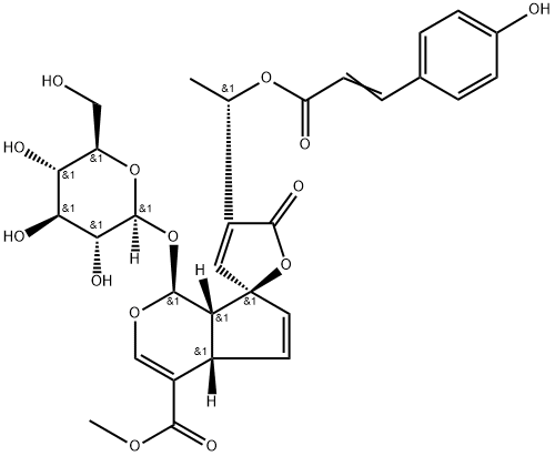 13-O-p-Coumaroylplumieride Structure
