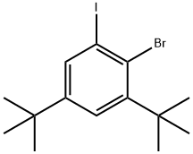 Benzene, 2-?bromo-?1,?5-?bis(1,?1-?dimethylethyl)?-?3-?iodo- Structure