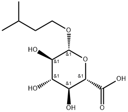 Isopentyl β-D-glucuronide Structure