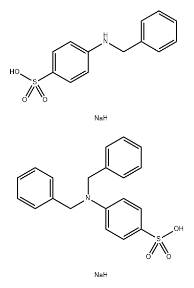 sodium dibenzyl amine enzene sulfonate 구조식 이미지
