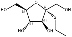 Ethyl 2-thio-α-D-fructofuranoside Structure