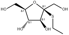 Ethyl 2-thio-β-D-fructofuranoside Structure