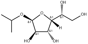 알파-D-글루코푸라노시드,1-메틸에틸(9CI) 구조식 이미지