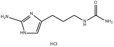 Urea, N-[3-(2-amino-1H-imidazol-5-yl)propyl]-, hydrochloride (1:1) 구조식 이미지