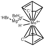 (π-cyclopentadienyl)MoH2 * magnesium bromide, Fandachem Structure