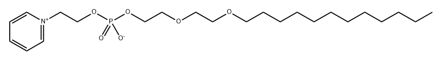 2(2-(dodecyloxy)ethoxy)ethyl-2-pyridioethyl phosphate 구조식 이미지