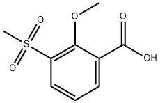 2-Methoxy-3-(methylsulfonyl)benzoic acid 구조식 이미지