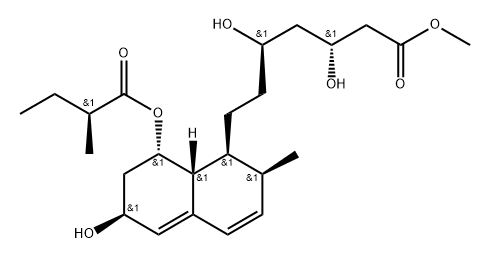 Pravastatin Methyl Ester 구조식 이미지