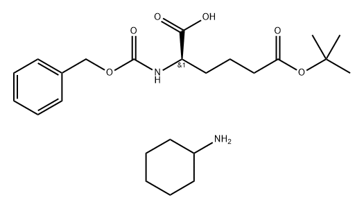 N-Cbz-R-2-Aminoadipic acid 6-(1,1-dimethylethyl) ester CHA 구조식 이미지