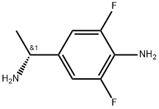 (R)-4-(1-aminoethyl)-2,6-difluoroaniline 구조식 이미지