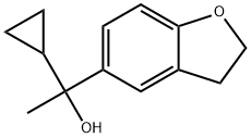 α-Cyclopropyl-2,3-dihydro-α-methyl-5-benzofuranmethanol Structure