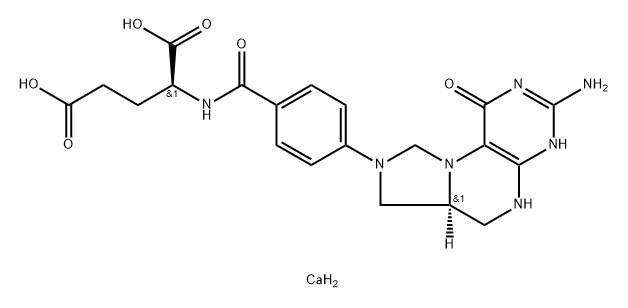 Folitixorin calcium, (6S)- 구조식 이미지