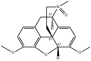 Morphinan, 6,7,8,14-tetradehydro-4,5-epoxy-3,6-dimethoxy-17-methyl-, 17-oxide, (5α)- Structure