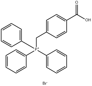 (4-Carboxybenzyl)triphenylphosphonium bromide Structure