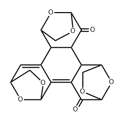 1,4:6,9:11,14-Triepoxybenzo1,2-c:3,4-d:5,6-dtrisoxepin-10,15(9H,14H)-dione, 1,3,4,5b,6,7,10a,10b,11,12-decahydro-, 1R-(1.alpha.,4.alpha.,5b.alpha.,6.beta.,9.beta.,10a.alpha.,10b.alpha.,11.alpha.,14.alpha.)- Structure