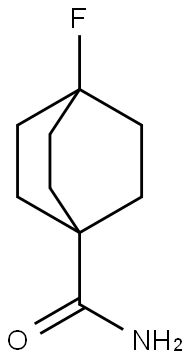 4-Fluoro-bicyclo[2.2.2]octane-1-carboxylic acid amide Structure