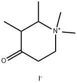 1,1,2,3-tetramethyl-4-oxopiperidinium Structure