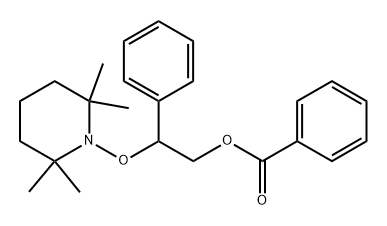 Benzeneethanol, β-[(2,2,6,6-tetramethyl-1-piperidinyl)oxy]-, 1-benzoate Structure