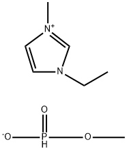 1H-Imidazolium, 3-ethyl-1-methyl-, methyl phosphonate (1:1) 구조식 이미지
