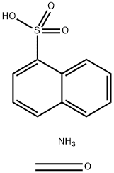 1-Naphthalenesulfonic acid, ammonium salt, polymer with formaldehyde 구조식 이미지