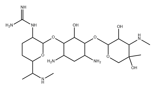2'-guanidyl-2'-deaminogentamicin C1 구조식 이미지