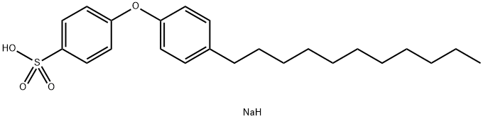 Benzenesulfonic acid, 4-(4-undecylphenoxy)-, sodium salt (1:1) Structure