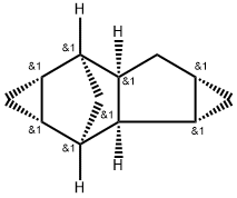 2,4-Methano-1H-dicycloprop[a,f]indene,decahydro-,(1a-alpha-,1b-bta-,2-bta-,2a-alpha-,3a-alpha-,4-bta-,4a-bta-,5a-alpha-)-(9CI) 구조식 이미지