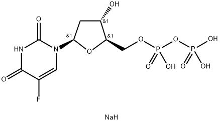 2'-Deoxy-5-fluorouridine 5'-diphosphate sodium salt Structure