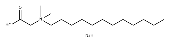 1-도데카나미늄,N-(카르복시메틸)-N,N-디메틸-,나트륨염 구조식 이미지