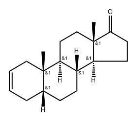 Androst-2-en-17-one, (5β)- Structure