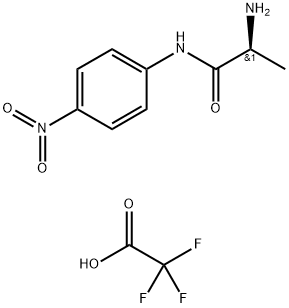 Propanamide, 2-amino-N-(4-nitrophenyl)-, (S)-, mono(trifluoroacetate) (9CI) Structure