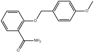 2-[(4-Methoxyphenyl)methoxy]benzamide Structure