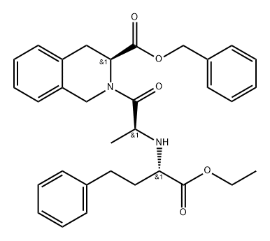 Quinapril Benzyl ester Structure