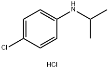 Benzenamine, 4-chloro-N-(1-methylethyl)-, hydrochloride (1:1) Structure