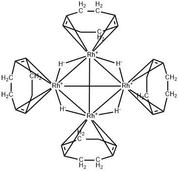 Hydrido(1,5-cyclooctadiene)Rhodium(I)Tetramer 구조식 이미지