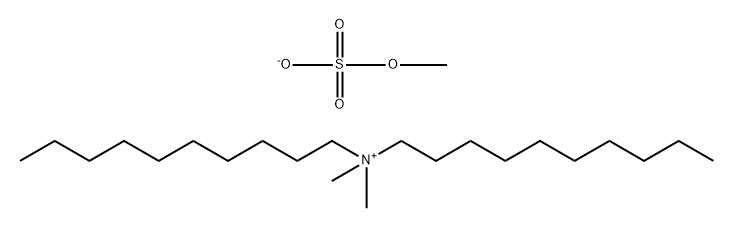 1-Decanaminium, N-decyl-N,N-dimethyl-, methyl sulfate (1:1) Structure