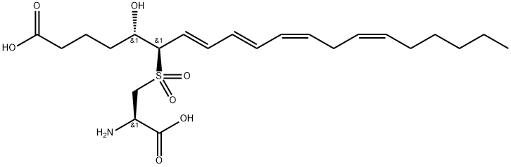 leukotriene E-4 sulfone Structure