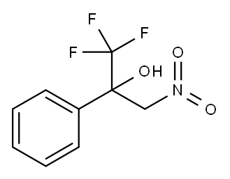 Benzenemethanol, α-(nitromethyl)-α-(trifluoromethyl)- Structure