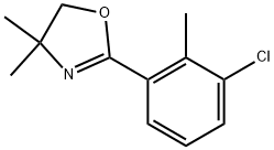 2-(3-Chloro-2-methylphenyl)-4,5-dihydro-4,4-dimethyloxazole Structure