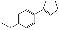 (4-(cyclopent-1-en-1-yl)phenyl)(methyl)sulfane Structure