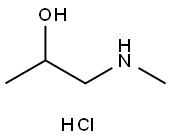 1-(METHYLAMINO)PROPAN-2-OL HYDROCHLORIDE Structure