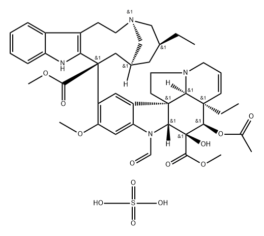 Vinepidine sulfate [USAN] 구조식 이미지
