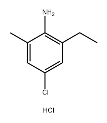 4-chloro-2-ethyl-6-methylaniline hydrochloride Structure