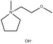 Pyrrolidinium, 1-(2-methoxyethyl)-1-methyl-, hydroxide (1:1) Structure