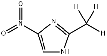 2-Methyl-5-nitroimidazole Structure